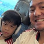 5-momen-manis-omesh-quality-time-dengan-sang-putra,-motoran-hingga-nobar-bola