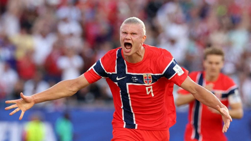 erling-haaland-bersinar-cetak-brace,-norwegia-libas-irak-4-1